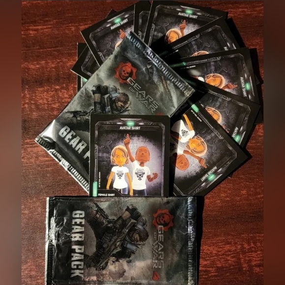RARE Gears 4 Booster Packs (OPENED) - Picture 3 of 11